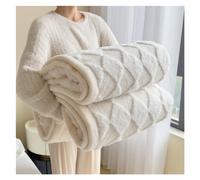 MOBAAK Plaid Couverture Couverture Confortable, Douce Et Légère, en Flanelle Polaire, Couverture Chaude Couverture Polaire (Color : F, Size : 150 * 200cm)