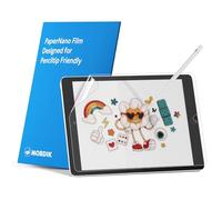 MOBDIK 2 Pièces Papier Protection Écran pour iPad 6e / 5e Génération (9,7 pouces, 2018/2017) & iPad Pro 9.7, Dessiner Comme sur Papier, Antireflet, Compatible avec Apple Pencil