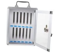 Mobe Compact Casier de rangement pour téléphone portable avec verrou Multislot Support de téléphone portable pour l'école, le bureau, l'usine et les réunions, design portable anti-abrasion haute