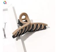 MOBEBI Épingles à Cheveux, Barrette, Attrape-Cheveux, Accessoires for Cheveux Épingle à Cheveux en épingle à Cheveux Art givré Deux Couleurs Plaque carrée Pince à Cheveux Pince à Requin (Color : 34)