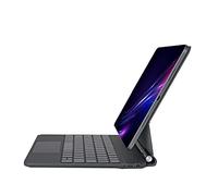 mobee Clavier magnétique intelligent pour iPad Pro 2022 11", iPad Pro 11" 4e, 3e, 2e et 1ère génération - Housse de clavier fine, pavé tactile multi-tactile pour Air 5e et 4e génération 11" - Noir