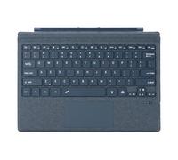 mobee Type Cover pour Microsoft Surface Pro 7+ / Pro 7 / Pro 6 / Pro 5 / Pro 4 / Pro 3, 12,3", clavier Bluetooth ultra-fin avec pavé tactile, rétroéclairage 7 couleurs (saphir)