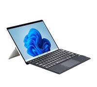mobee Type Cover pour Microsoft Surface Pro 7+/Pro 7/Pro 6/Pro 5/Pro 4/Pro 3, clavier de type Bluetooch avec pavé tactile multi-touch, ultra silencieux (anthracite avec rétroéclairé)