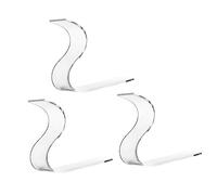 Mobestech 1 Jeu Support De Chaussures Présentoir S pour Talons Hauts Racks De Stockage Transparent Accessoire pour Magasins Maison 3 Pièces