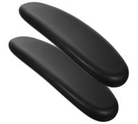 Mobestech 1 Paire de Coussins D’Accoudoirs Remplaçables pour Chaise de Bureau et Chaise de Jeu Mousse Souple Ergonomique Polyuréthane Résistant Confort pour Usage Quotidien au Bureau et