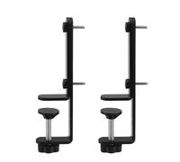 Mobestech 1 Paire Supports De Panneau Perforé Présentoir à Panneaux Perforés Accessoire De Panneau Perforé Le Panneau Perforé Supporte Les Supports Support D'affichage Black Le Fer