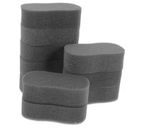 Mobestech 10 pièces Brosse Plumeau Coiffeur Éponge Douce pour Cheveux Époussette Barbe et Cou Salon et Barbier pour Éliminer Cheveux Taillés