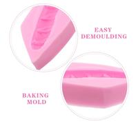 Mobestech 10 Pièces Moule Silicone pour Pâtisserie Mini Hamburger Antiadhésif pour Muffins Cupcakes Chocolat Fondant et Desserts Moule Polyvalent Silicone Alimentaire Rose