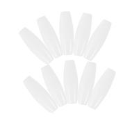 Mobestech 10 pièces Perles Bois Ovales Blanches Perles Intercalaire pour Bijoux DIY Entretoises Naturelles pour Bracelets Guirlandes et Loisirs Créatifs