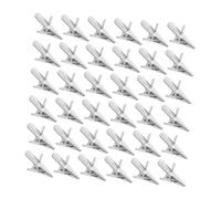 Mobestech 100 pièces Clips de Décoration de Noël Mini Clips à Fleurs pour Ornements Accessoires de Sapin et pour Créer Une Ambiance Festive