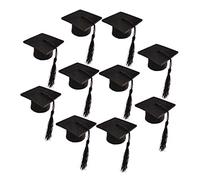 Mobestech 10pièces Bouchon De Bouteille avec Chapeau De Remise De Diplôme Capsule De Bouteille avec Chapeau De Remise De Diplôme Mini-Couvre- avec De Bouchons De Vin pour