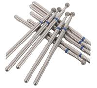 Mobestech 10pièces Fraises à Cuticules Rondes Carbure De Silicium Forets Coniques Pour Ponceuse à Ongles Outils De Perçage Pour Limage Et Mise Forme Des Ongles