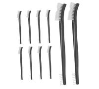 Mobestech 10pièces Lot de Brosses de Nettoyage Double Tête Multifonction Brosse Rotative à Double Embout Poils Plastique Doux pour Cuisine et Maison