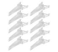 Mobestech 10pièces Lot de Pinces à Cheveux Volumisantes pour Racines Outil Blanc sans Traces Peignes Coiffants pour Volume Maximal