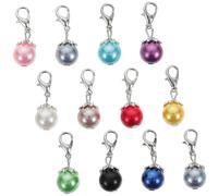 Mobestech 12 pièces Breloques Pendentifs Imitation pour Fabrication Bijoux DIY Bracelet Collier Charms Polyvalents