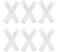 Mobestech 12 Pièces Flacon de Parfum Portable, Flacon Vaporisateur de Voyage 5ml, Pp Blanc, Portable, Étanche, pour Lotions et Liquides, à Glisser un Paquet à Dos Valise, pour Cosmétique