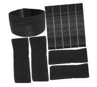 Mobestech 15 Pièces Brassard de deuil brassards Football brassards pour Femmes Brassard Arm Band Brassard de Football Groupes de Football Polyester Noir