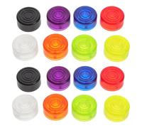 Mobestech 16 Capuchons Antidérapants pour Pédales d'Effets Guitare Plastique Multicolore Protections Boutons Pédale pour Musiciens Accessoires Switch pour Performance Live