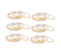 Mobestech 18 rouleaux Ruban de Masquage Nail Art Adhésif Décoratif Bande Autocollante Texturée pour Ongles Outils Manucure Professionnels