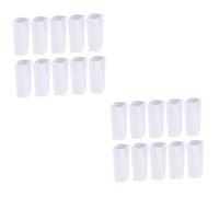 Mobestech 2 Ensembles Film Rétractable Film Thermorétractable Gaine Thermorétractable Bouteille De Boisson Bouteilles Sacs Thermorétractables De Transfert De Chaleur Blanche 20 Pièces * 2