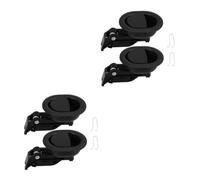 Mobestech 2 Ensembles Sofa Handle Backle canapé inclinable fauteuils inclinables poignée pièce jointe Universel pièces de canapé Remplacement des pièces du Fauteuil inclinable Plastique Noir