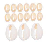 Mobestech 2 Paquets Lot de Pendentifs Coquillages Naturels Formes Irrégulières Spirales Décorations Artisanales pour Bijoux et Accessoires Faits Main Ornements pour Aquarium et Remplissage