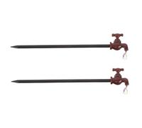 Mobestech 2 pièces Baguettes à Cheveux Bois Design Robinet Épingles Chinoises pour Chignons et Coiffures Accessoires Traditionnels Créatifs et Solides pour Femmes