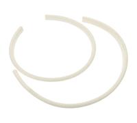 Mobestech 2 Pièces Bouchons de Sécurité en Caoutchouc Blanc Étanches et Faciles à Utiliser et Caoutchouc Blanc pour Tuyaux de Gouttière Protection pour Gouttières le Jardin, Adaptés aux