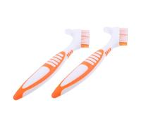 Mobestech 2 pièces Brosse Double-Face pour Carapace de Tortue Brosse Multi-Fonctionnelle pour Nettoyage Coquille Poils Souples et Poignée Antidérapante pour Aquarium et Coquilles Naturelles