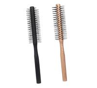 Mobestech 2 pièces Brosse Ronde Coiffante avec Poils Nylon Brosse Soufflante pour Boucler Démêler et Coiffer les Cheveux pour Femmes Volume et Tenue