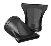 Mobestech 2 pièces Diffuseur pour Sèche-cheveux Plastique Noir Buse Concentratrice pour Coiffage Précis Adaptée Aux Cheveux Bouclés et Sèche-cheveux Diamètre