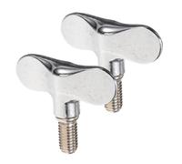 Mobestech 2 pièces Écrous à Ailettes Réglables pour Cymbale de Batterie Vis Métal Accessoires Pied Cymbale pour Stands de Batterie Confort et Stabilité pour Instruments à Percussion Lot