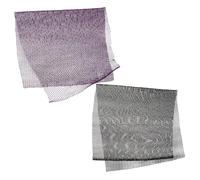 Mobestech 2 pièces Éponge de Bain Africaine Longue Nylon pour Exfoliation Douce Nettoyant Corps et Dos Lot de Noir Ergonomique pour Usage Quotidien