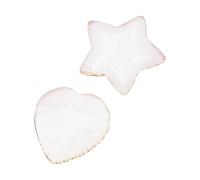 Mobestech 2 pièces Palette de Vernis Ongles Résine Présentoir Manucure Coeur et Étoile Blanc Plateau Mix Couleurs Nail Art pour Affichage et Photographie