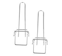 Mobestech 2 pièces Pince Brûlure pour Bols Lot de Clips de Cuisine pour Assiettes et Plateaux Chauds Outil Pratique pour Four Micro Ondes et Friteuse à Air