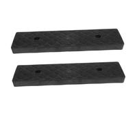 Mobestech 2 pièces Rampe de Seuil Plastique Antidérapante Installation Facile sans Outils pour Trottoirs Bordures et Allées Confortable pour Fauteuils et Scooters