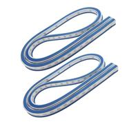 Mobestech 2 pièces Règle Courbe Flexible Double-face Souple pour Couture et Dessin Outil de Traçage Précis pour Vêtements Modélisme et Projets Artisanaux