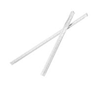 Mobestech 2 pièces Règle Transparente et Plastique Clair Échelle Métrique Précise Outils de Dessin pour Architectes Étudiants et Ingénieurs Fournitures Scolaires Polyvalentes