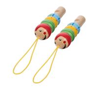Mobestech 2 pièces Sifflets pour Tout Petits Jouets Musicaux Éducatifs Instruments Précoces pour Développement Créatif des Garçon Fille Lot
