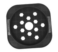 Mobestech 2 Pièces Support pour Bouteille de Gaz Rond avec Roues Plateau pour Bonbonne Chariot Mobile Sécurisé pour Cuisine et Restaurant Protection Sol et de Déplacement