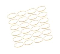 Mobestech 20 pièces Anneaux Bambou Naturel pour Attrape DIY Cercles Ronds pour Broderie Tissage Décoration Mandalas et Artisanales