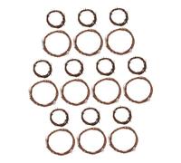 Mobestech 20 Pièces Hoop Wreaths Rotin Naturel Cercles de Vigne pour Décoration DIY Porte Mariage Fête et Décor Maison et Résistant