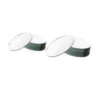 Mobestech 20 pièces Miroirs Ovales pour DIY Accessoires de Décoration Mosaïque Craft Facile à Utiliser Petit et Volumineux pour Bricolage et Cadeaux Créatifs