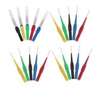 Mobestech 20 Pièces Multimeter Test Probes Fine Piercing Needles High Conductivity Insulation Wire Piercing Tool For Automotive Electrical Testing High Temperature Resistant