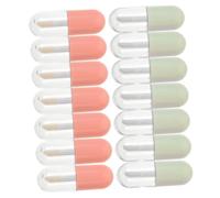 Mobestech 20 Pièces Tube Vide De Gloss Rechargeable Flacon De Soin à Lèvres Transparent Sans Marque Lot De Petits Tubes à Lèvres Vides Pour Diy Et Remplissage