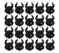 Mobestech 25pièces Ventouses pour Aquarium Supports de Tuyau Aquarium Pinces de Fixation pour Tubes Eau Adaptables à Divers Diamètres Installation Facile et Retrait Rapide