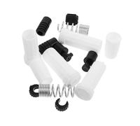 Mobestech 2ensembles Lot de Embouts De Tringle à Rideaux Cache-Tringle De Douche Embouts Décoratifs pour De Placard