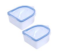 Mobestech 2pièces Bol pour Vernis à Ongles et Dissolvant Accessoire de Manucure et Outil de Spa Lot de Bols Pratiques pour Retirer le Vernis