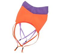 Mobestech 2pièces Bonnet de Imperméable Réglable pour Animaux de Compagnie Protection des Oreilles pour Chats et Chiens Capuche Étanche pour Bain et Natation Orange