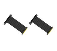 Mobestech 2pièces Câble Riser Pci-e pour Gpu Extension Flexible Et Stable Adaptateur De Carte Graphique avec Compatible Systèmes Et Chipsets
